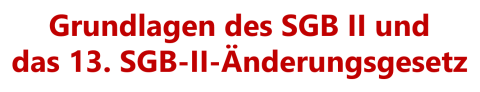 Grundlagen SGB II